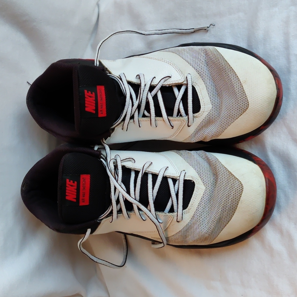 Nike Air Max Emergent Size 12 - Red, Black, and White (Always READ description)